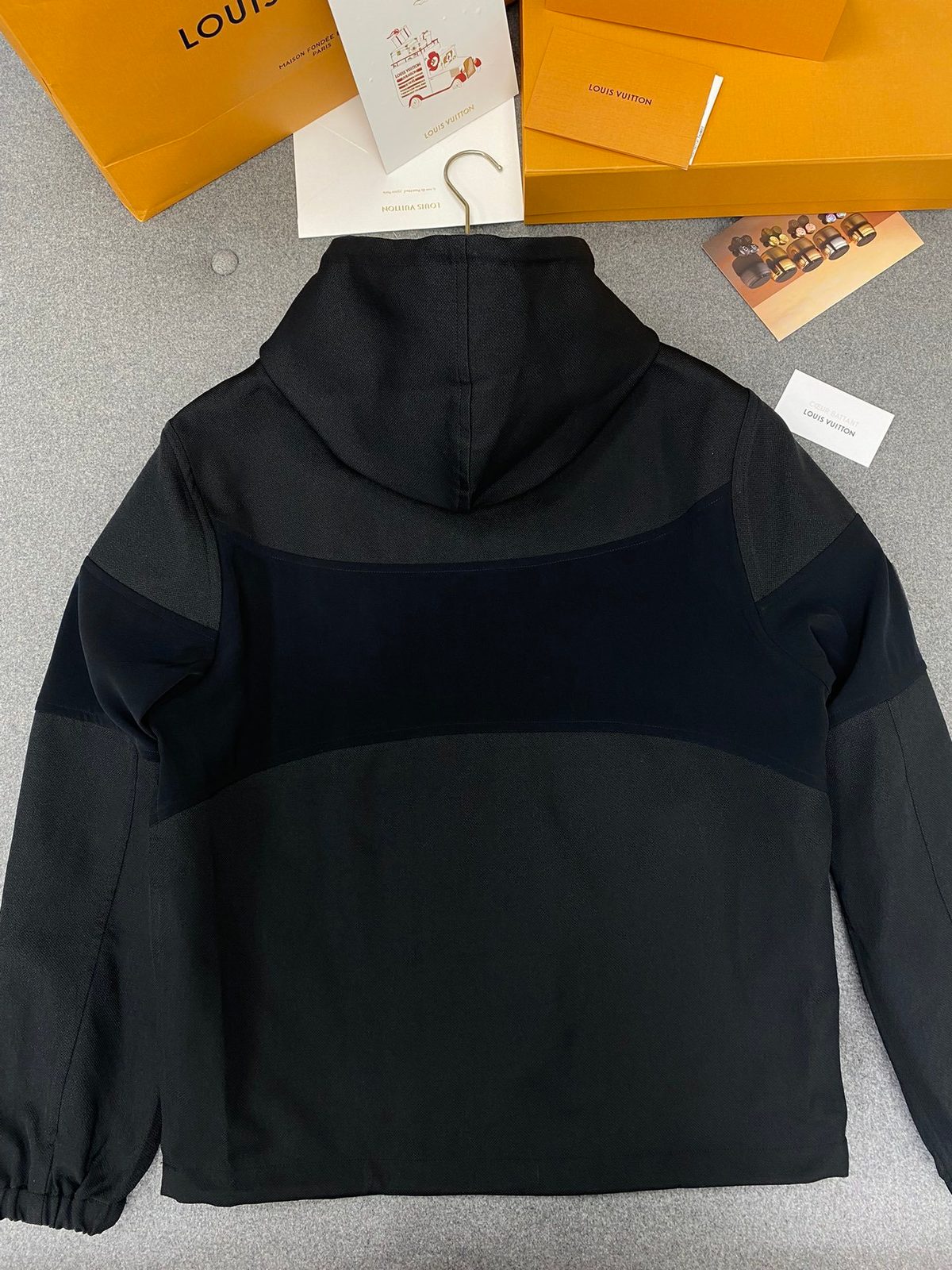 Louis Vuitton Color-Block Nylon Hooded Jacket