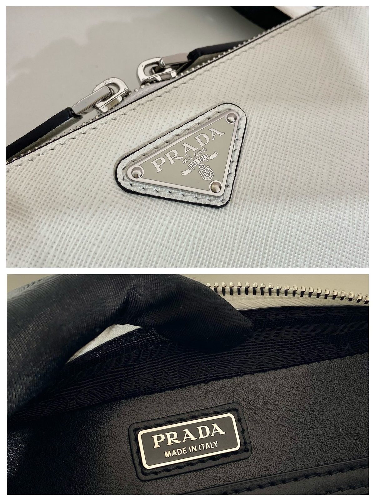 Prada Saffiano Leather Crossbody Wallet