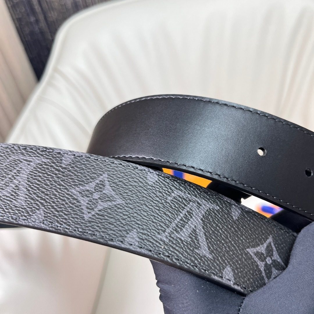 Louis Vuitton Monogram Canvas Leather Belt