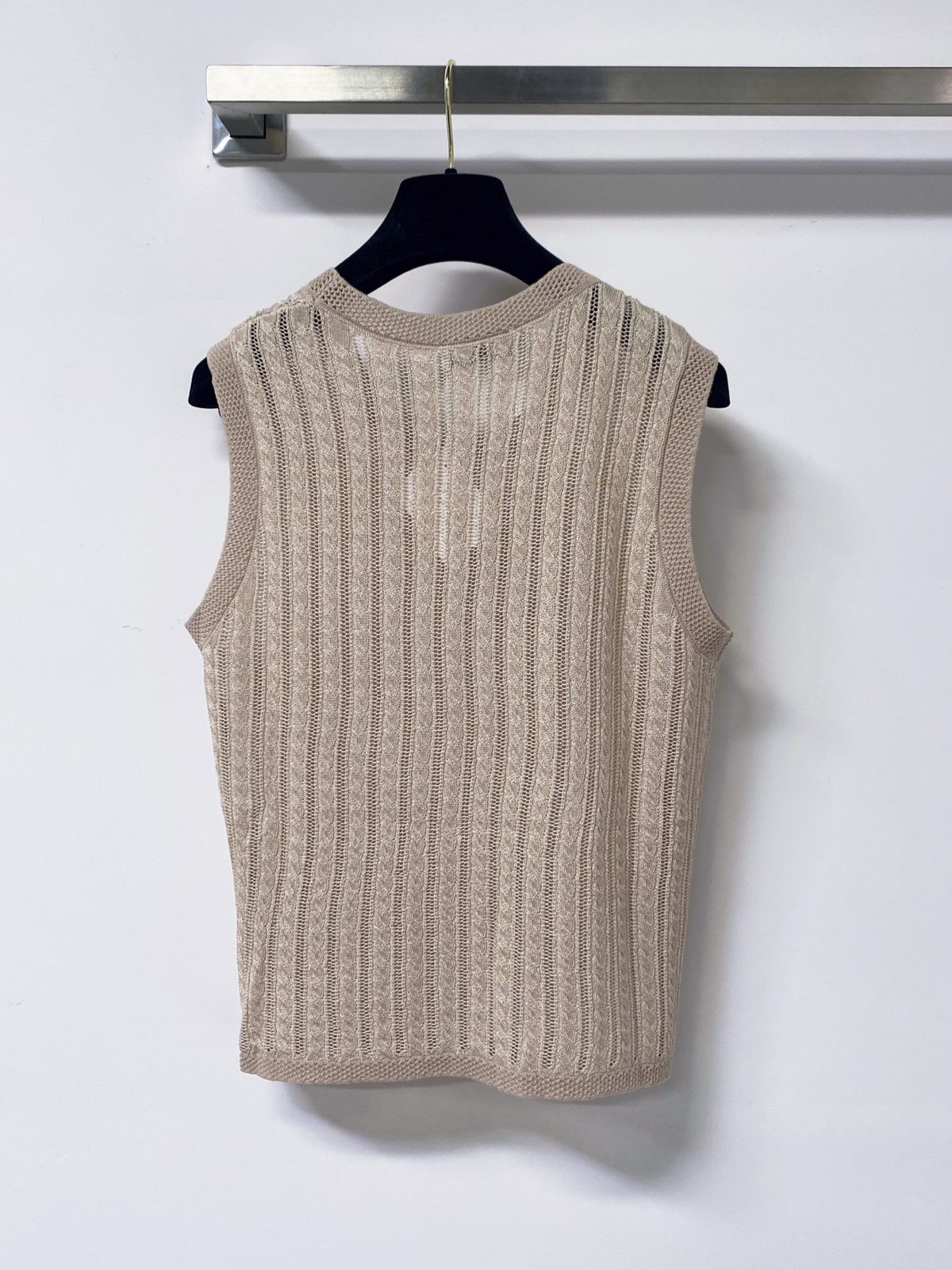 Luxury Knit Ribbed Tank Top Vest