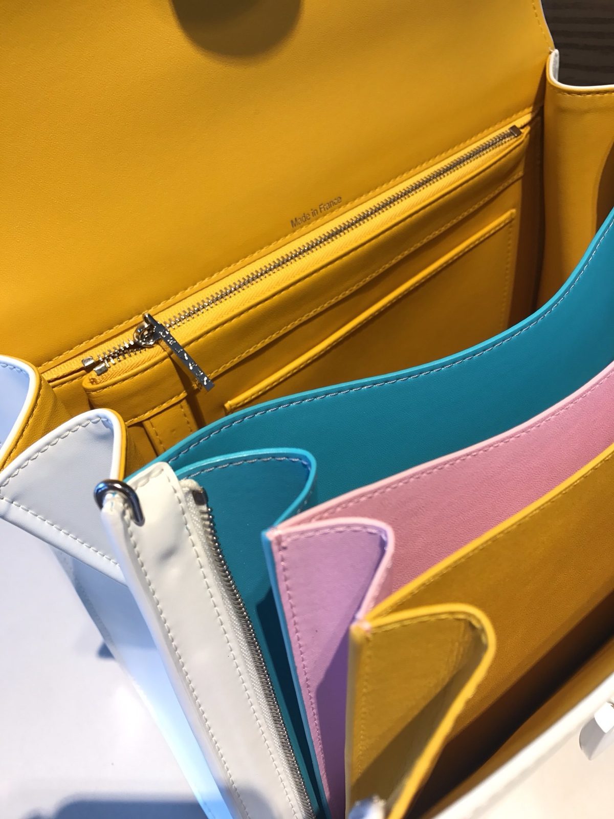 Delaunay Leather Structured Handbag