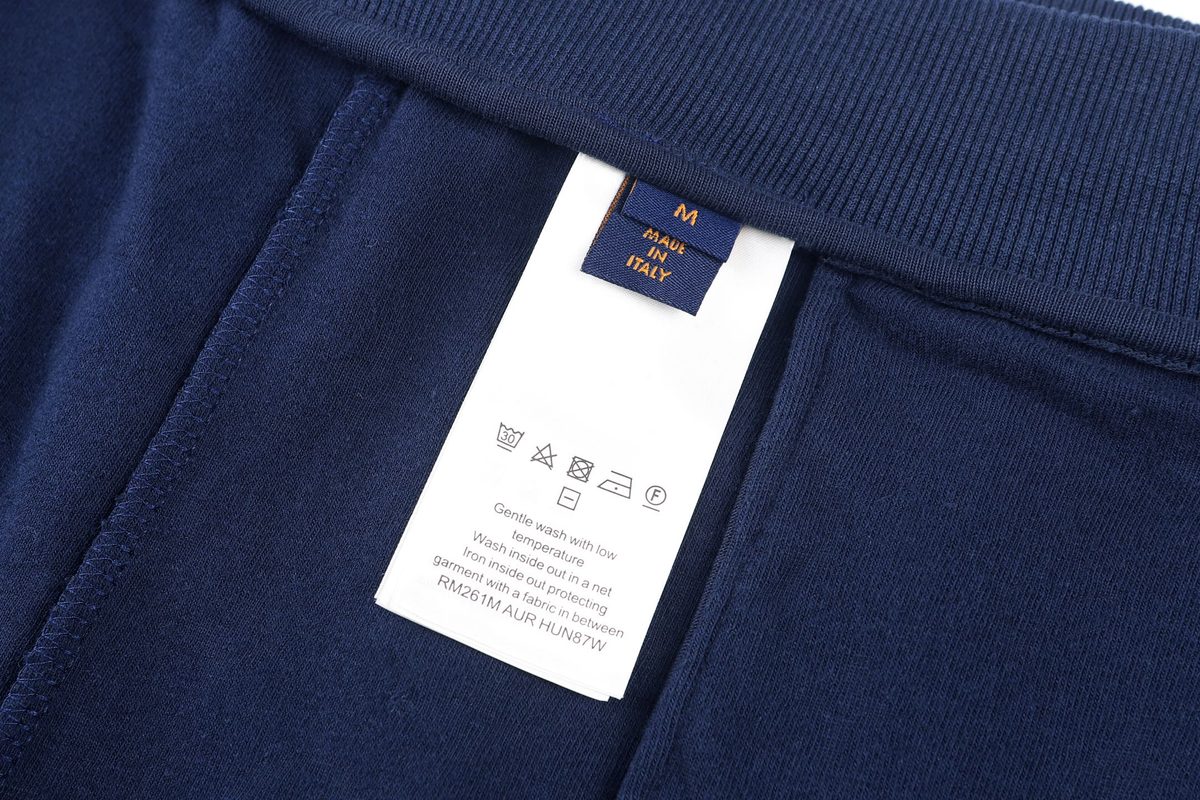 Louis Vuitton Monogram Cotton Shorts Navy