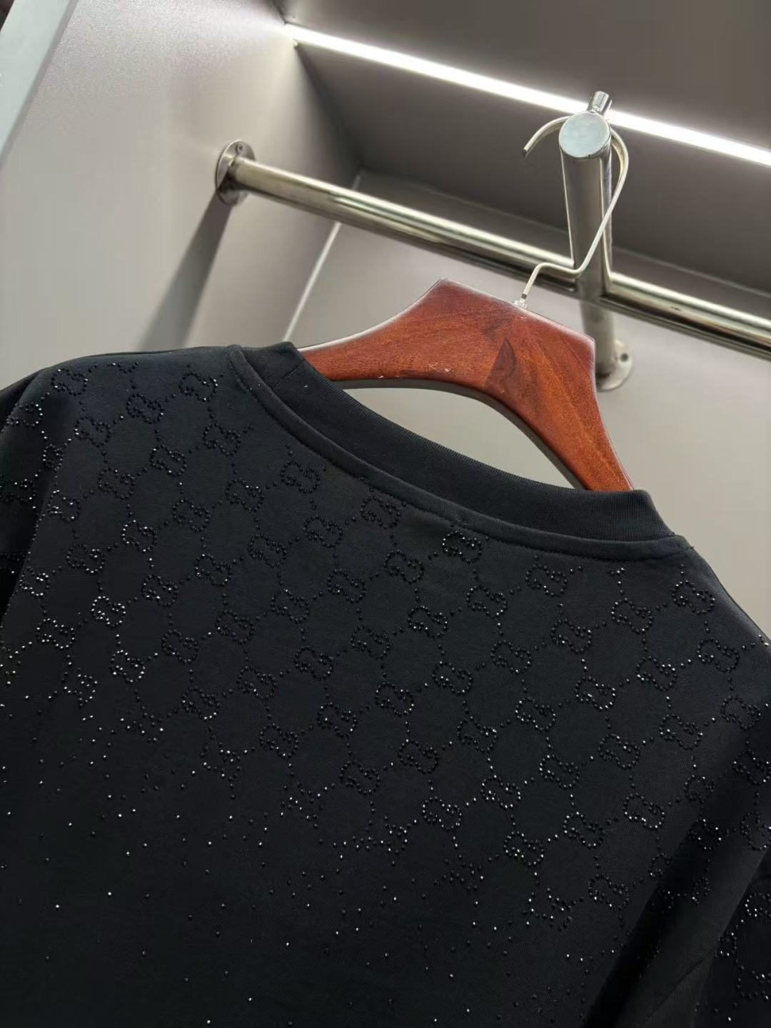 Burberry Monogram Embroidered Crewneck T-Shirt