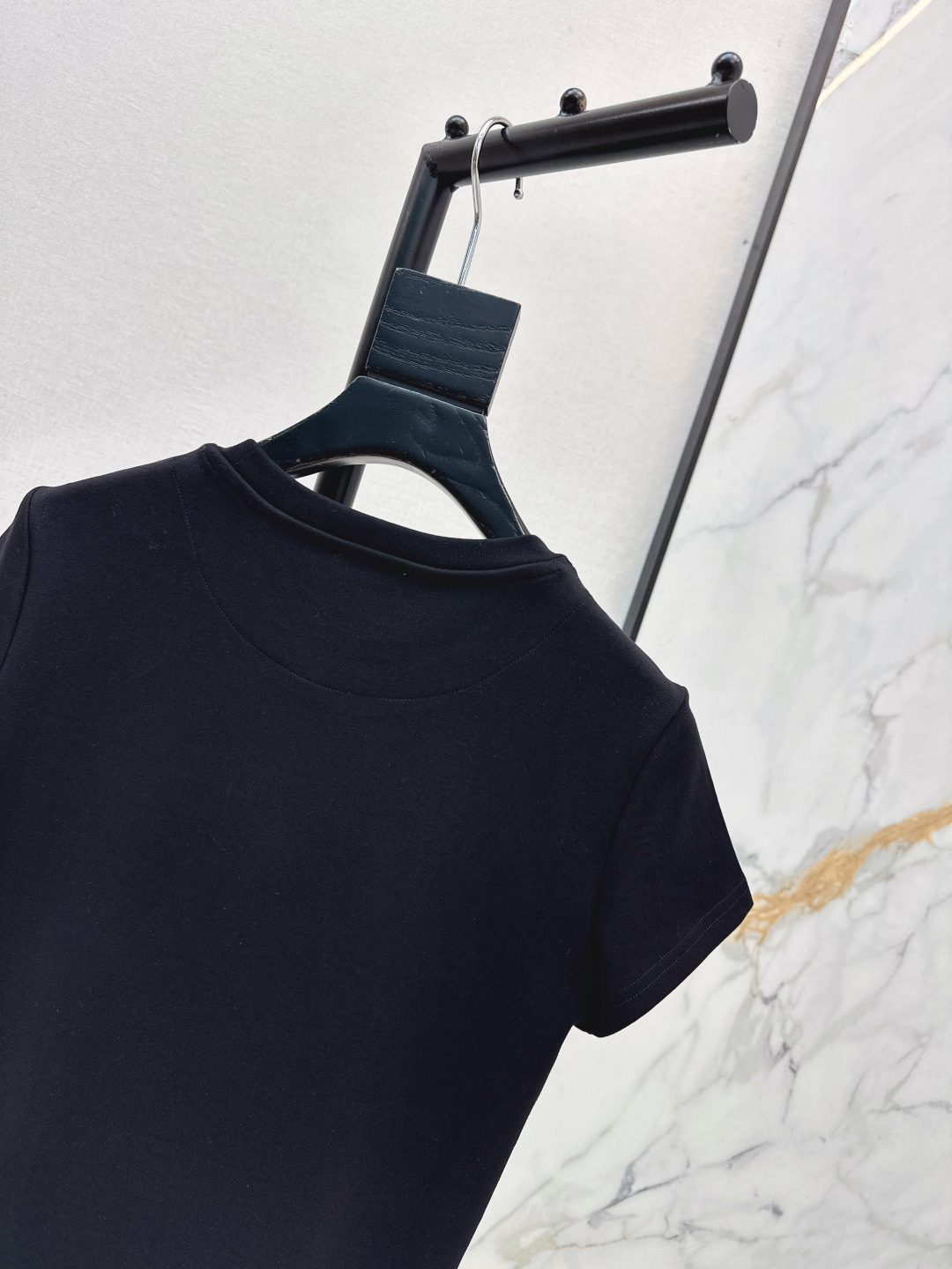 Hermès Black Crewneck T-Shirt