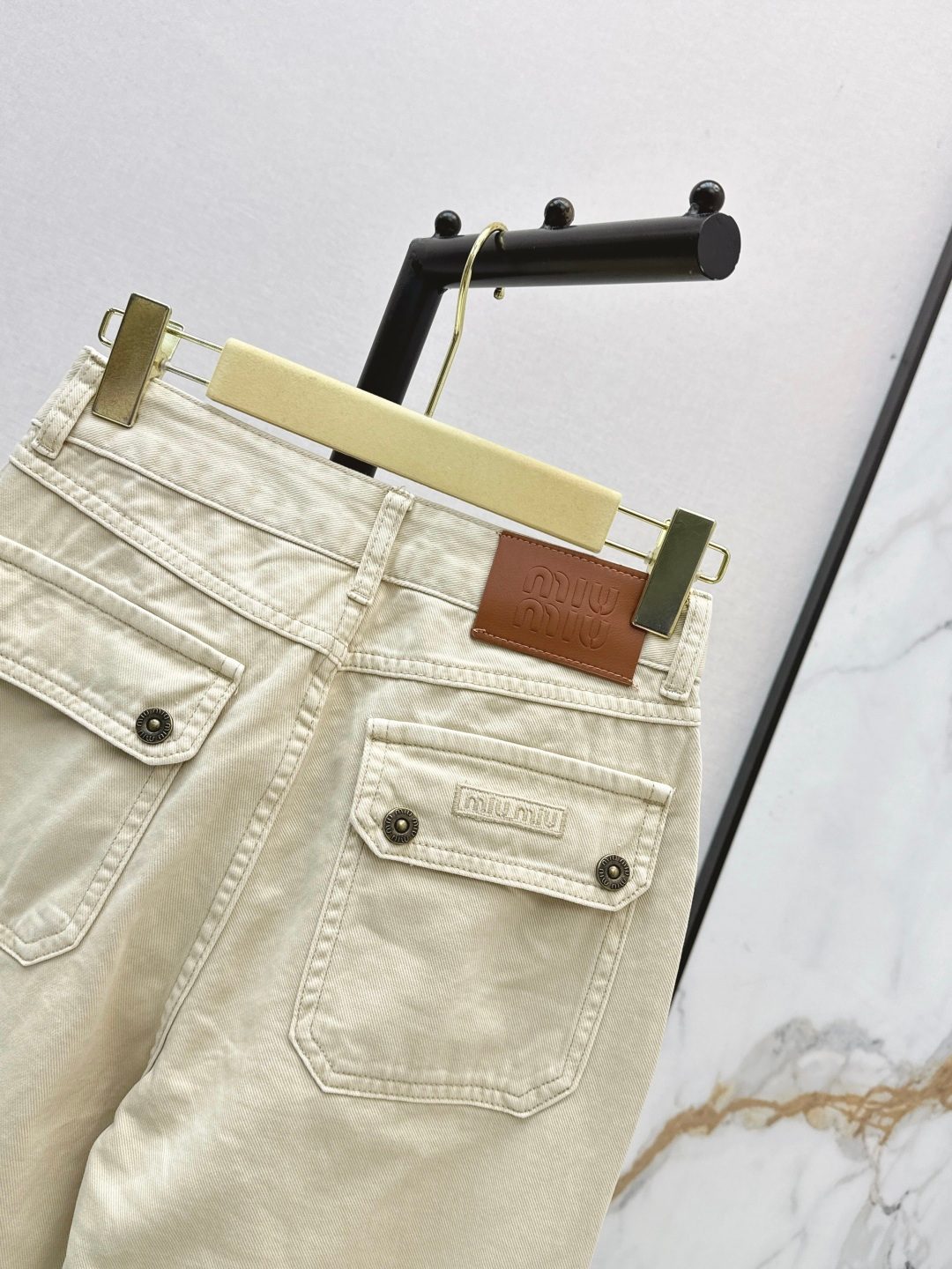 Miu Miu Wide Leg Denim Jeans