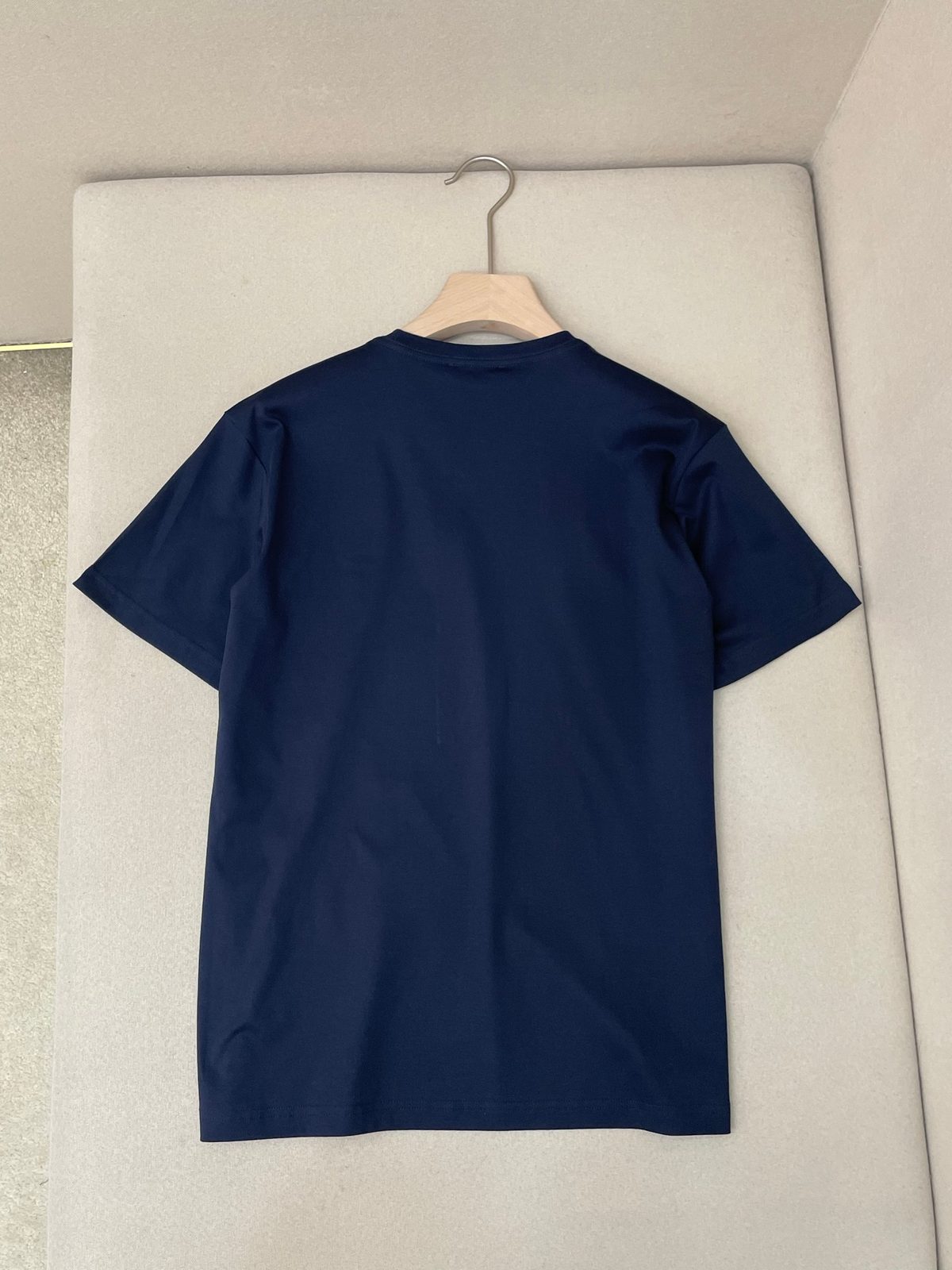 Prada Triangle Logo Cotton T-Shirt