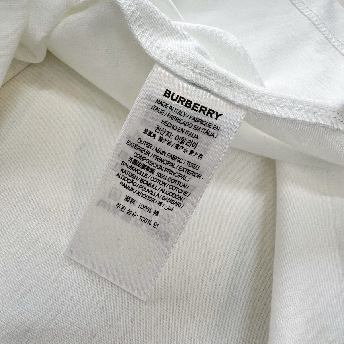 Burberry Equestrian Knight Print T-Shirt