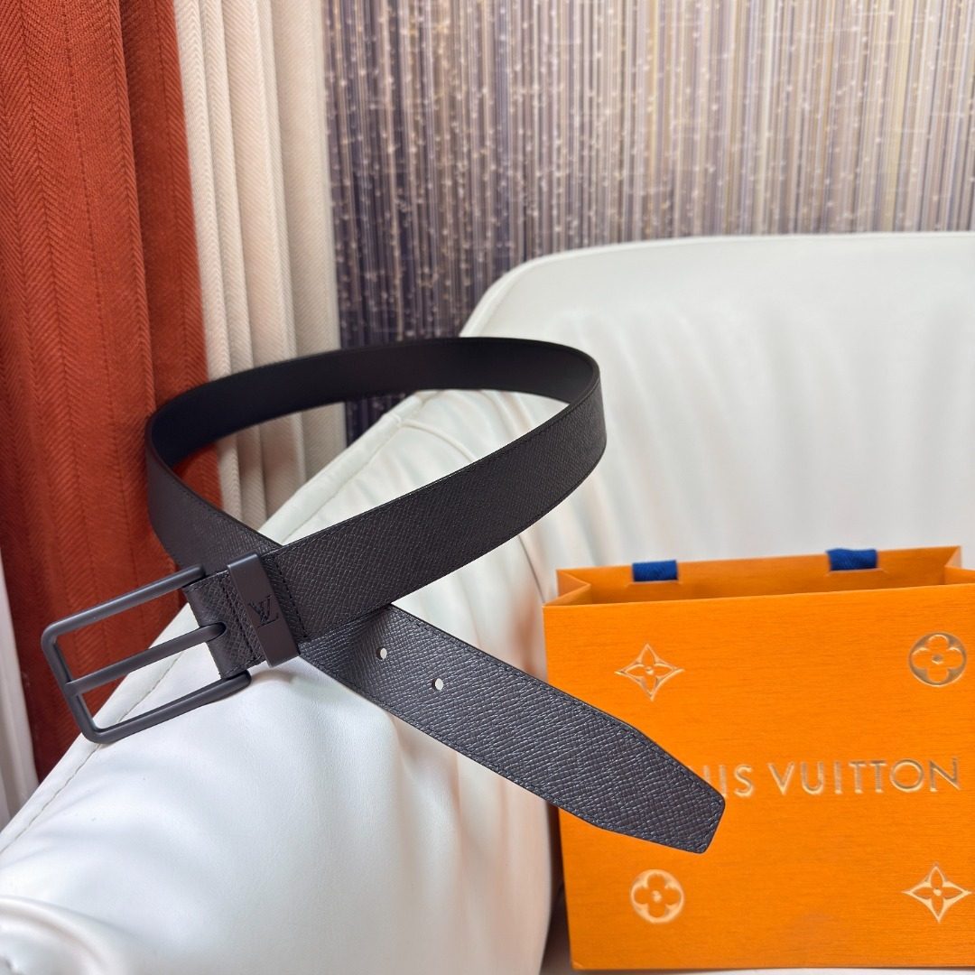 Louis Vuitton Damier Graphite Leather Belt