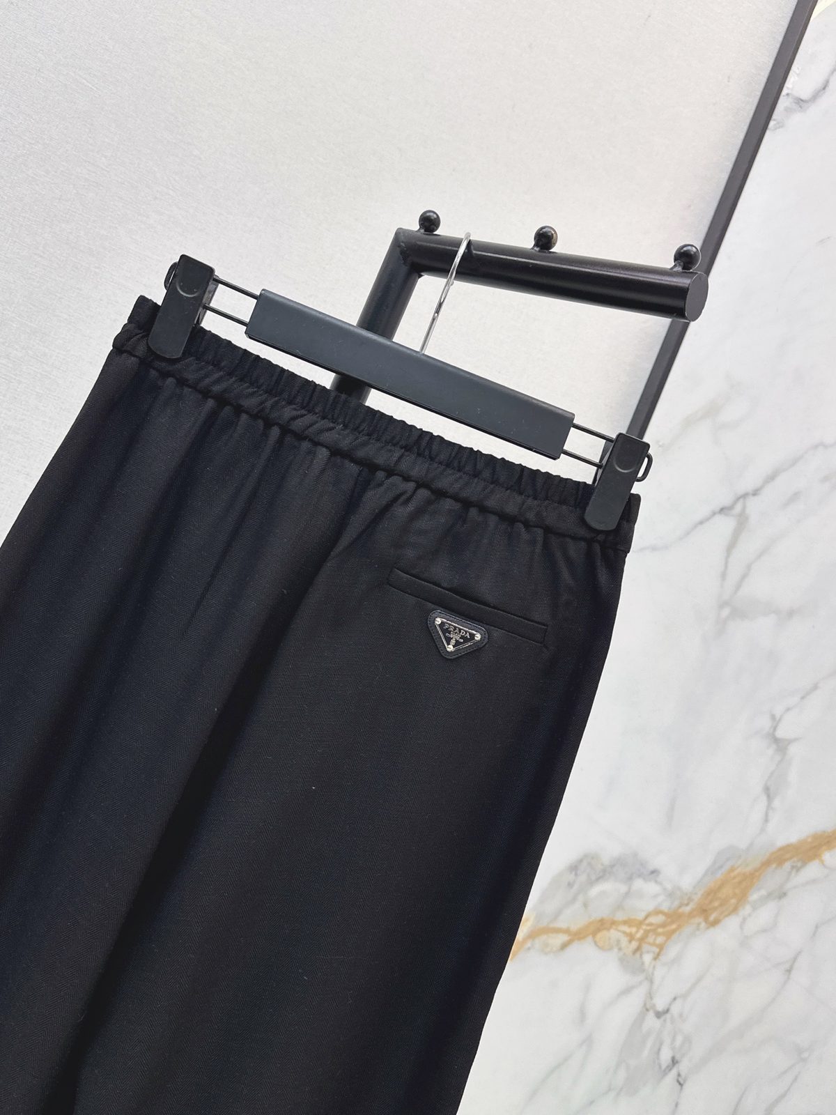 Prada Men's Wide-Leg Trousers
