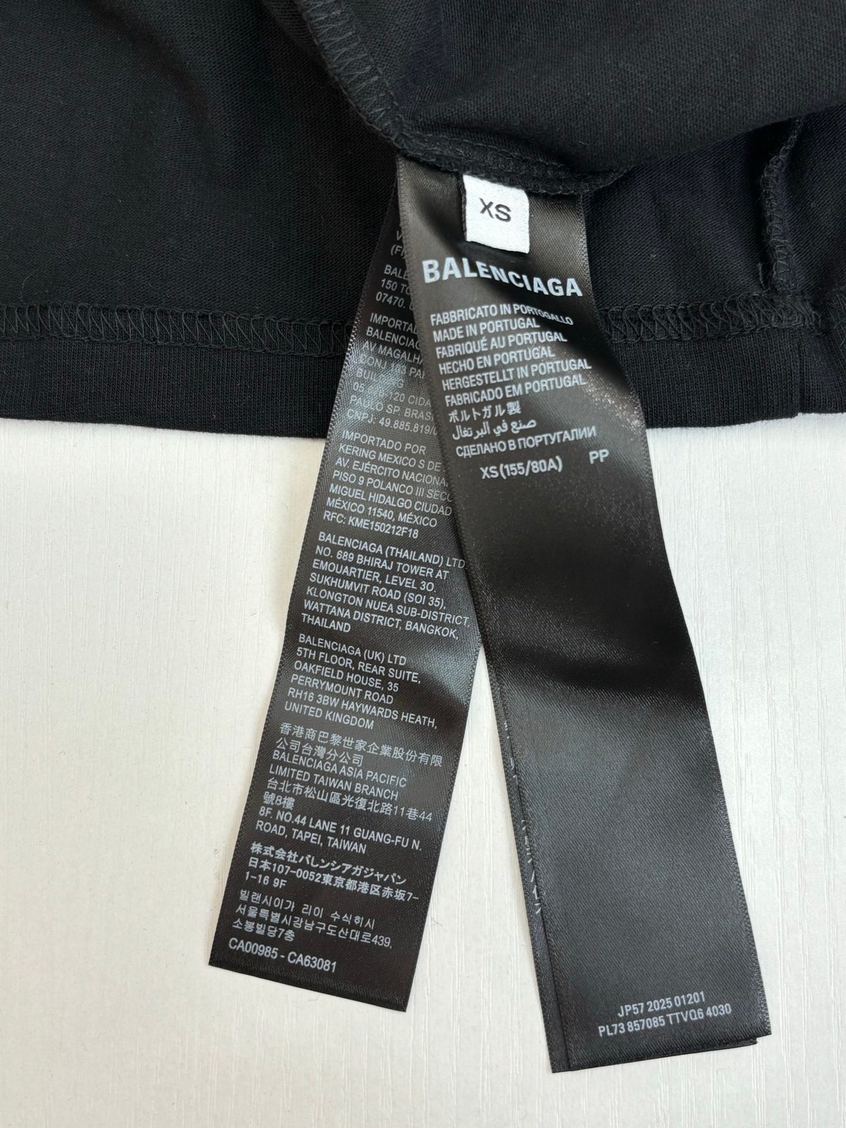 Balenciaga Logo Graphic T-Shirt Black