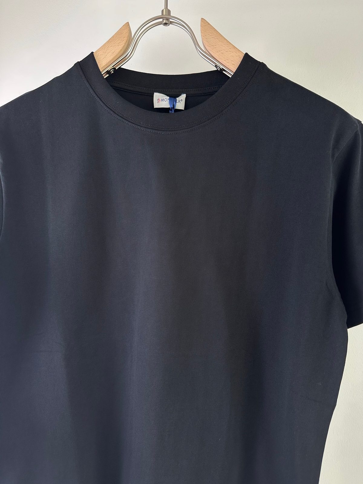 Moncler Logo Crewneck T-Shirt Black