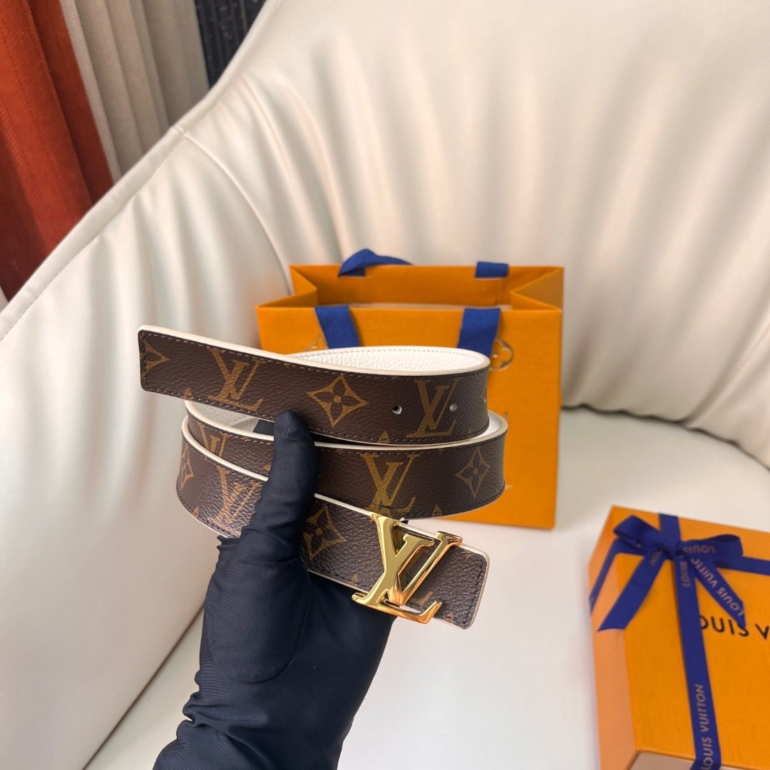Louis Vuitton Monogram Reversible Belt