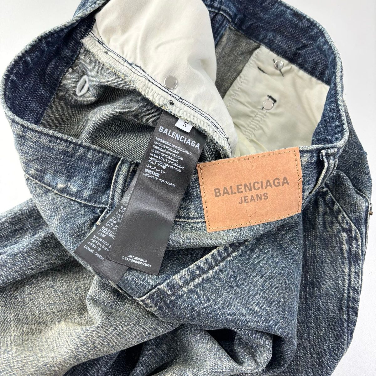 Balenciaga Distressed Denim Jeans