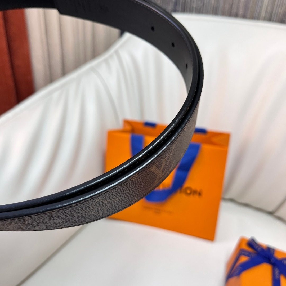 Louis Vuitton Monogram Canvas Leather Belt