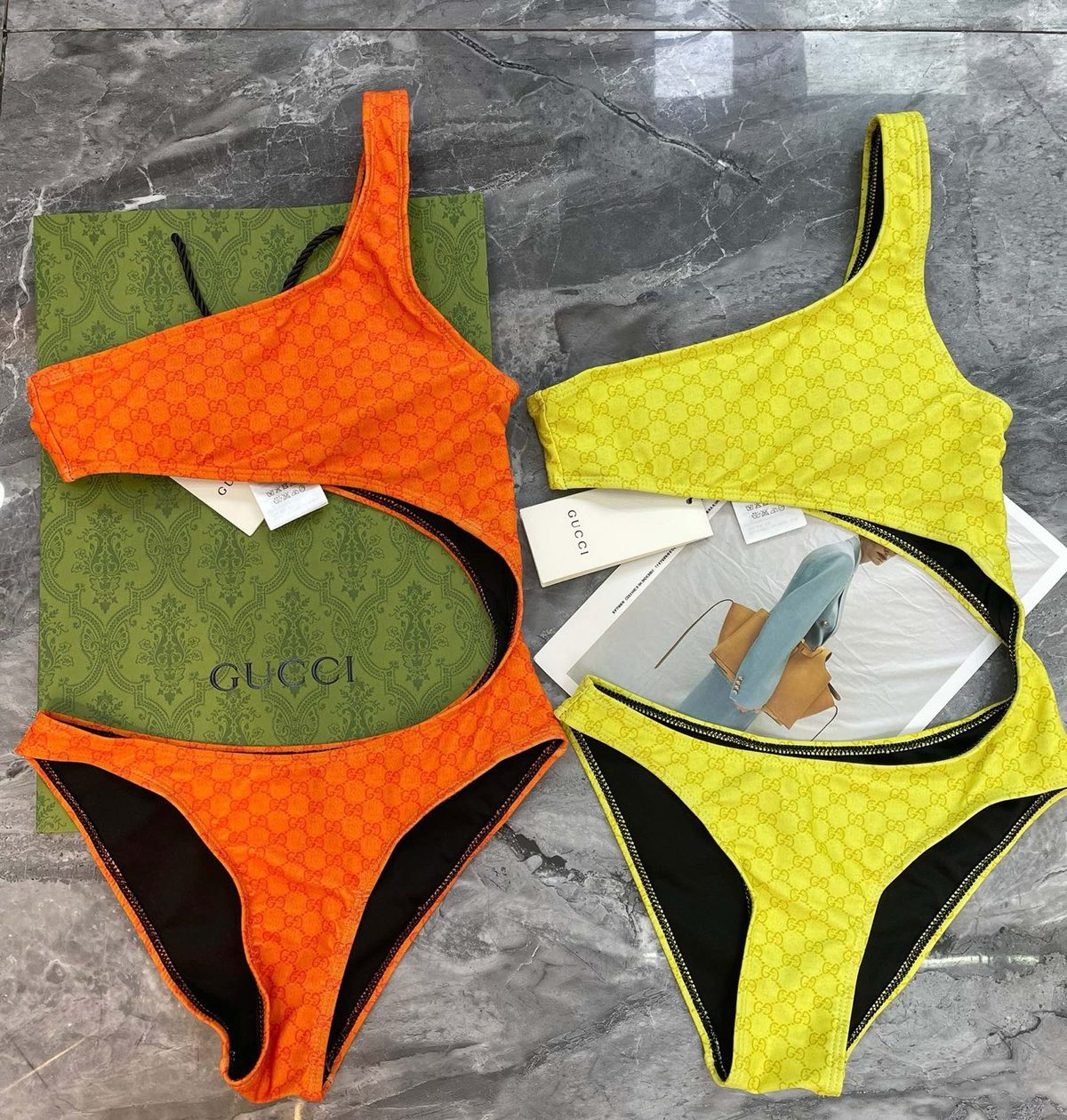 Gucci GG Monogram One-Piece Swimsuit