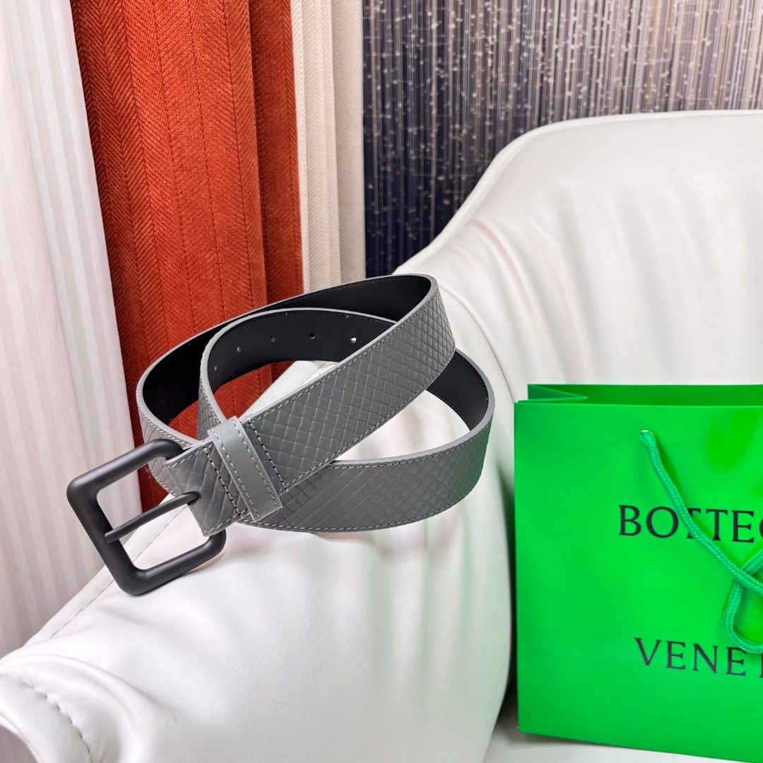 Bottega Veneta Intrecciato Leather Belt