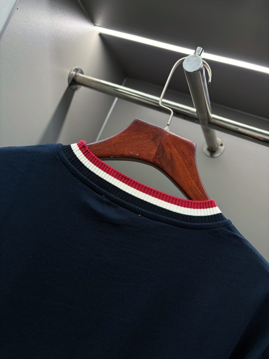 Burberry Striped Crew Neck T-Shirt