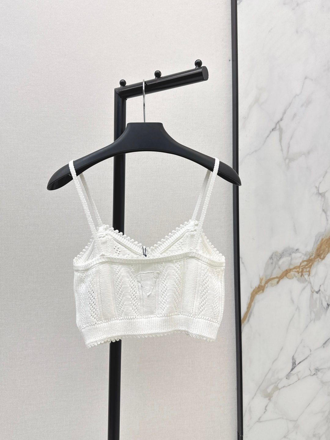 Prada Knit Cropped Camisole Top