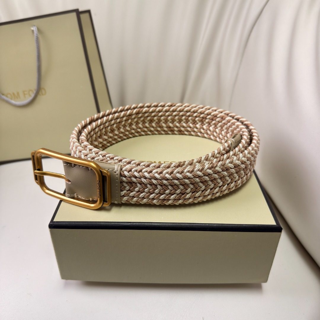 Tom Ford Woven Leather Belt
