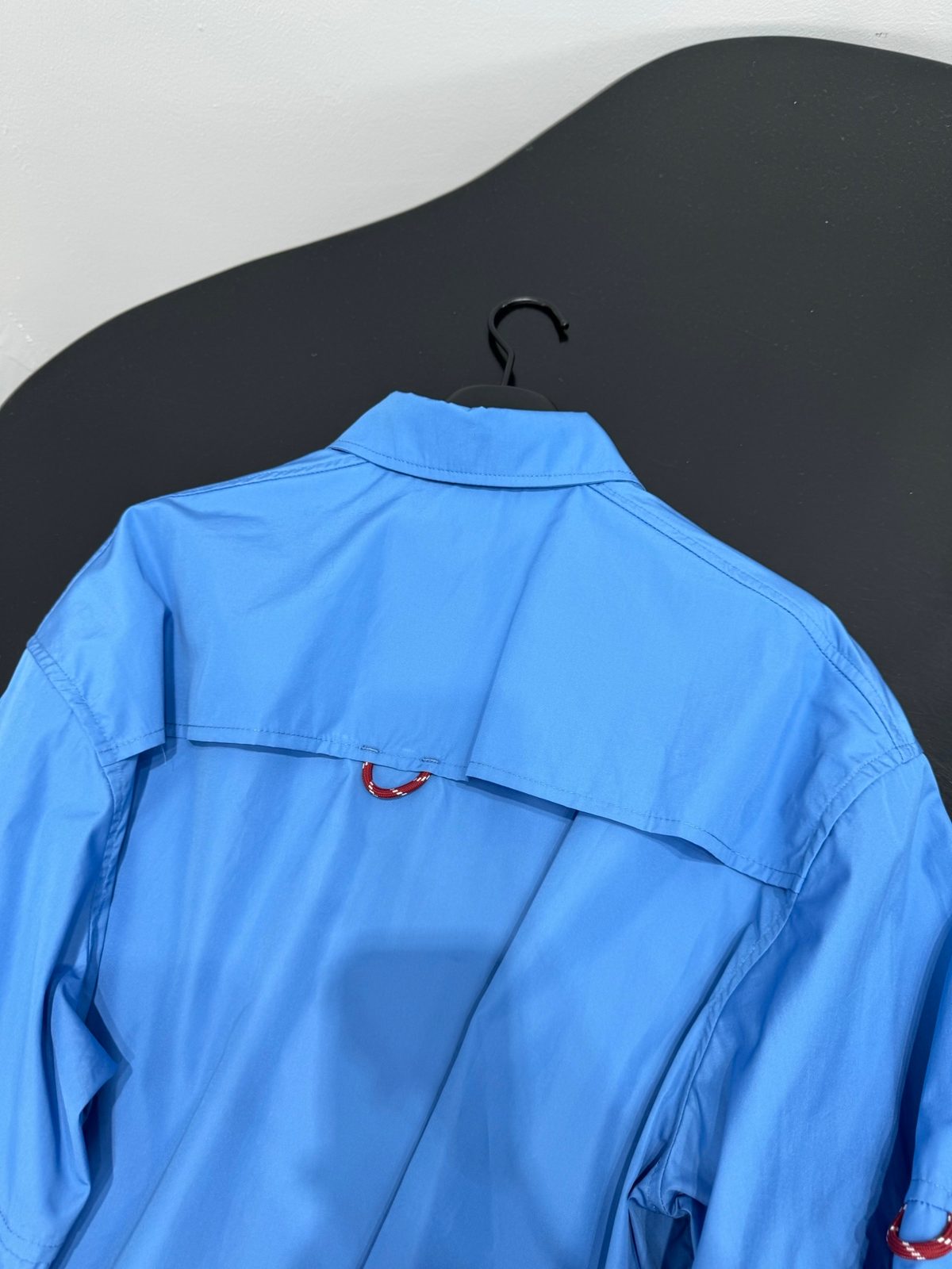 Miu Miu Light Blue Cotton Utility Shirt