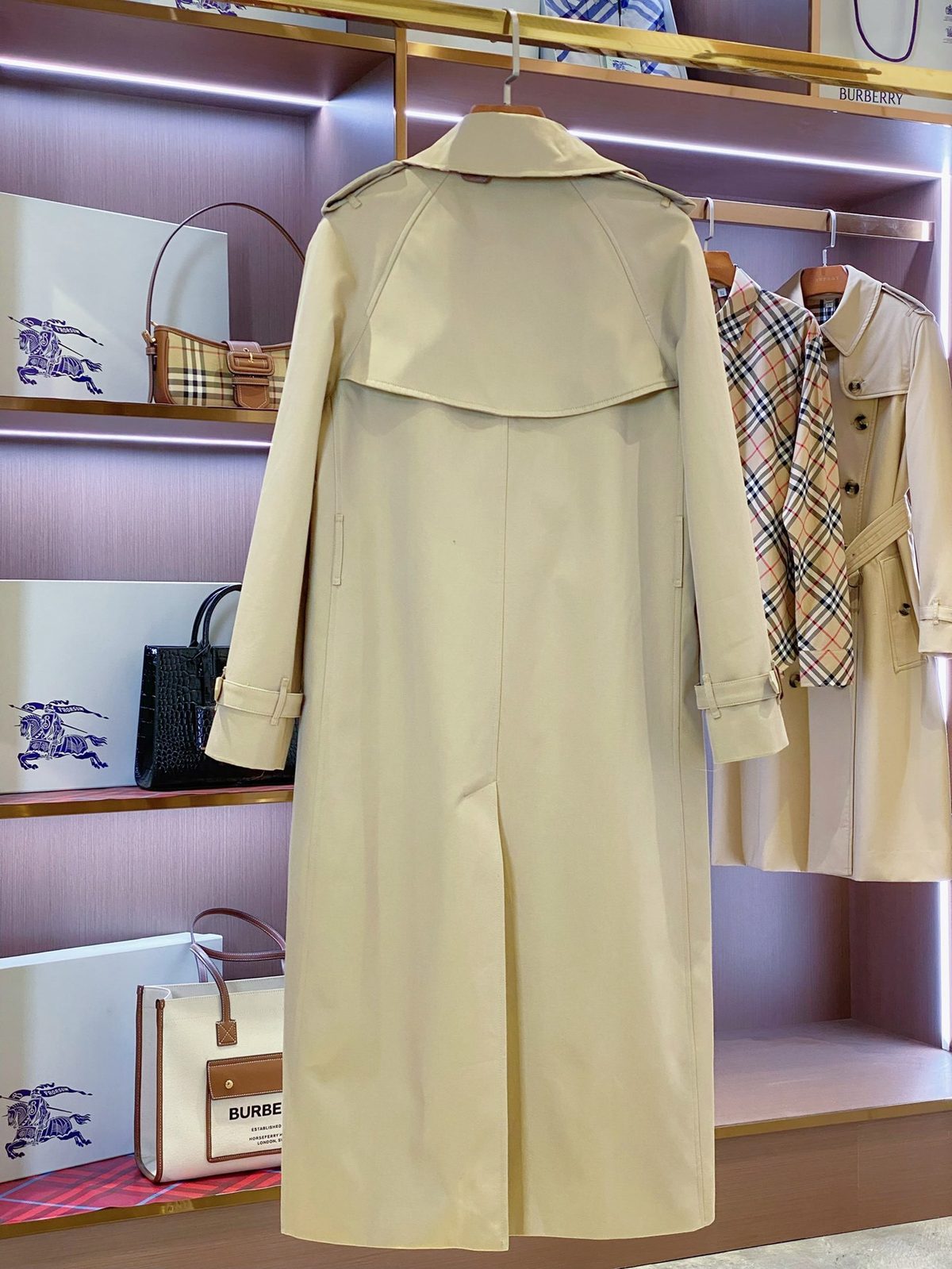 Burberry Classic Trench Coat Cream