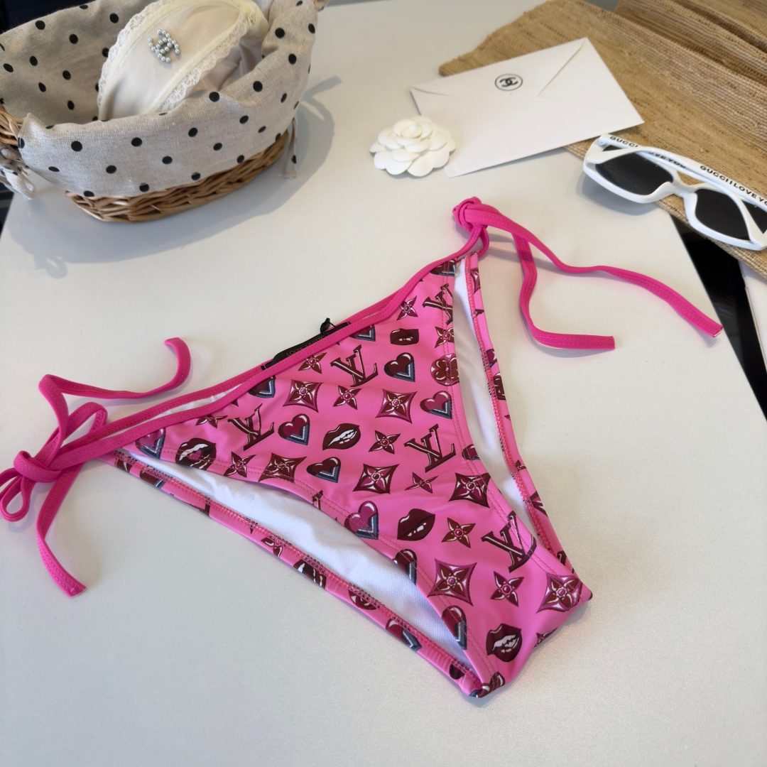 Louis Vuitton Monogram Bikini Set Pink