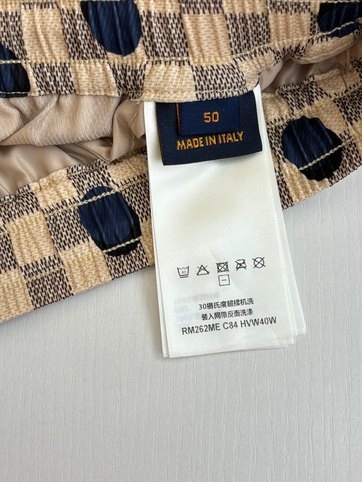 Louis Vuitton Damier Checkered Swim Shorts
