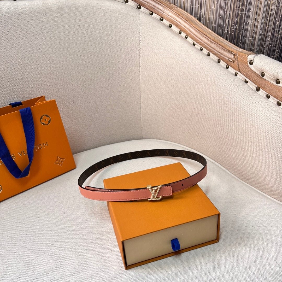 Louis Vuitton Monogram Canvas Leather Belt