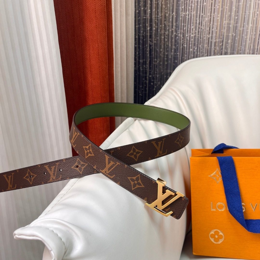 Louis Vuitton Monogram Reversible Leather Belt