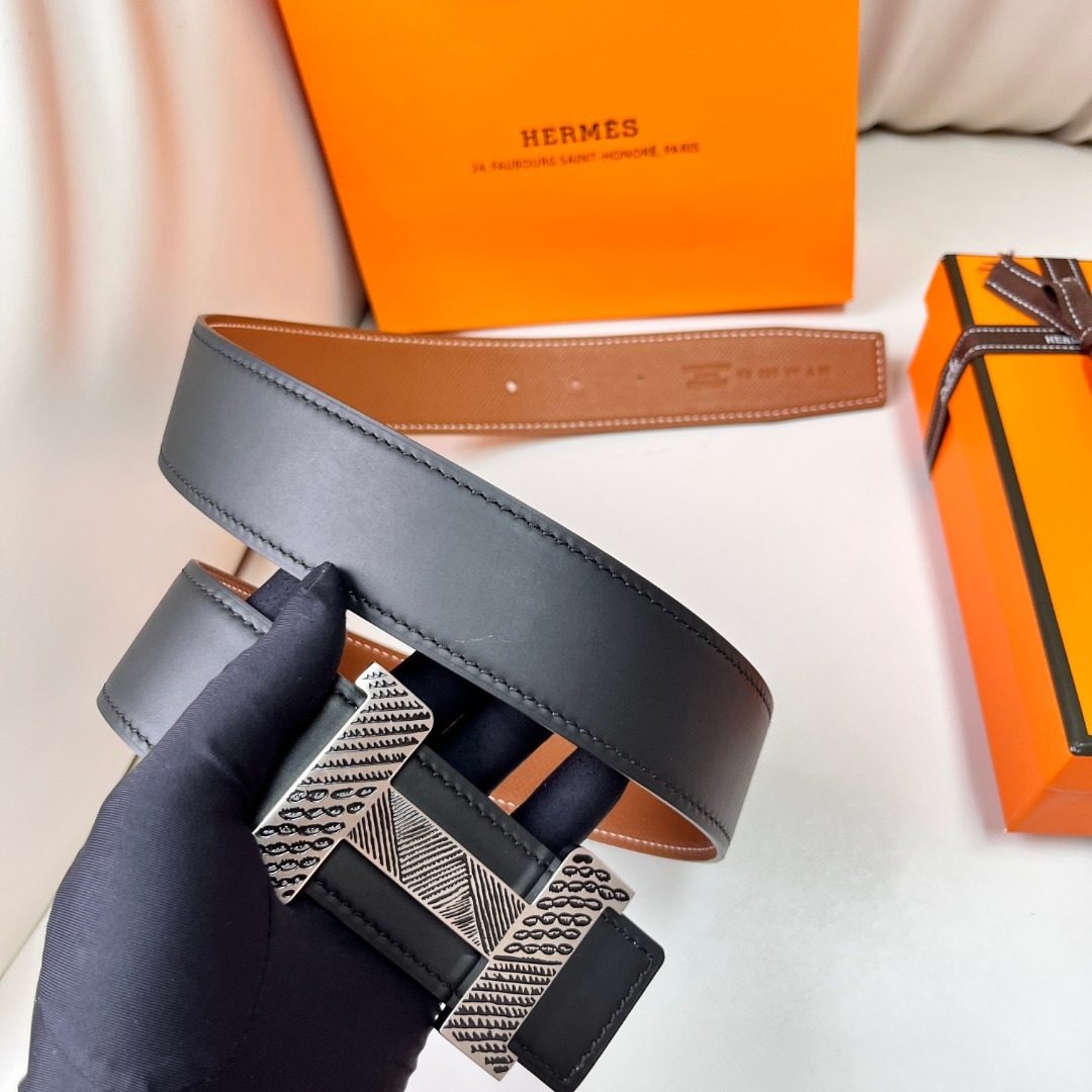 Hermès Reversible Leather Belt