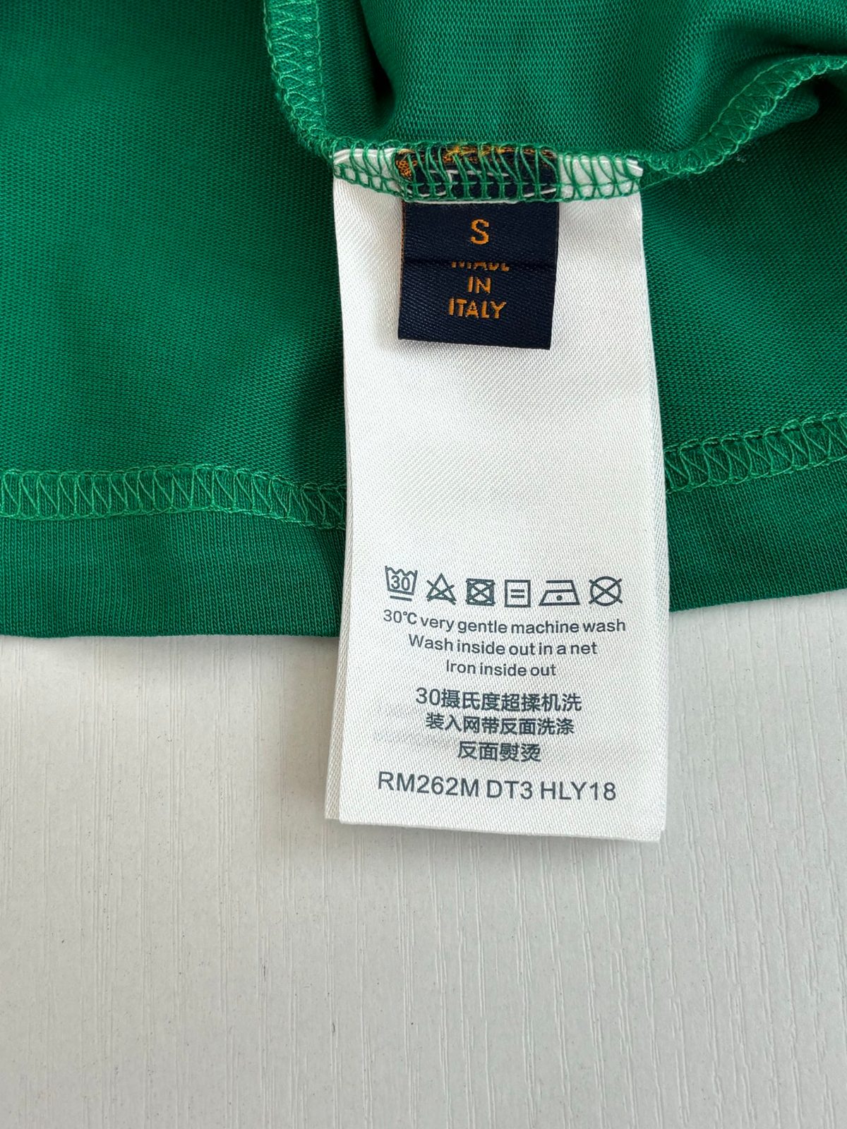 Louis Vuitton Marque Green Crewneck T-Shirt