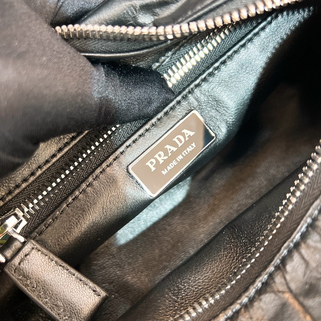 Prada Black Leather Crossbody Bag