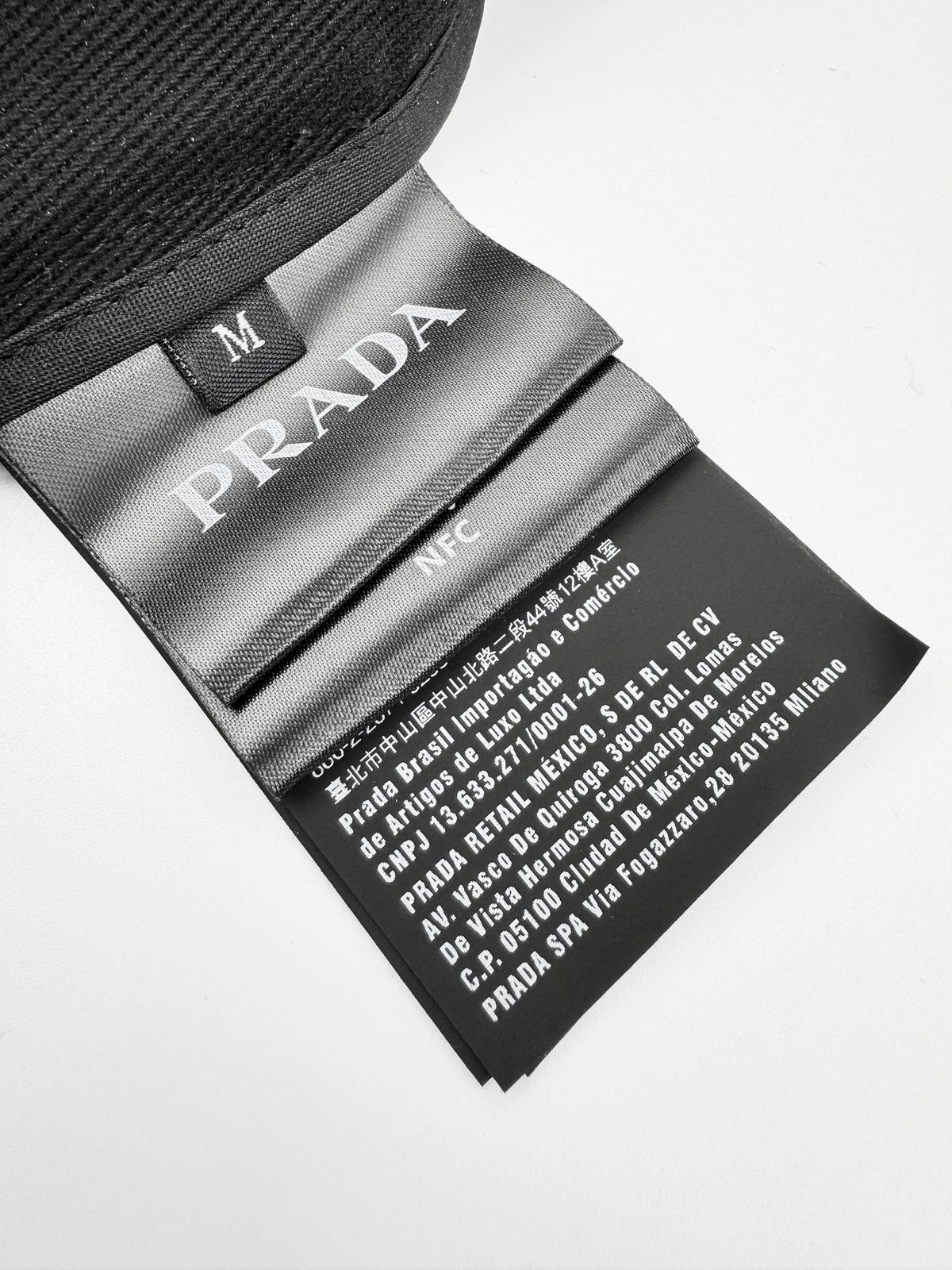 Prada Triangle Logo Cargo Pants Black