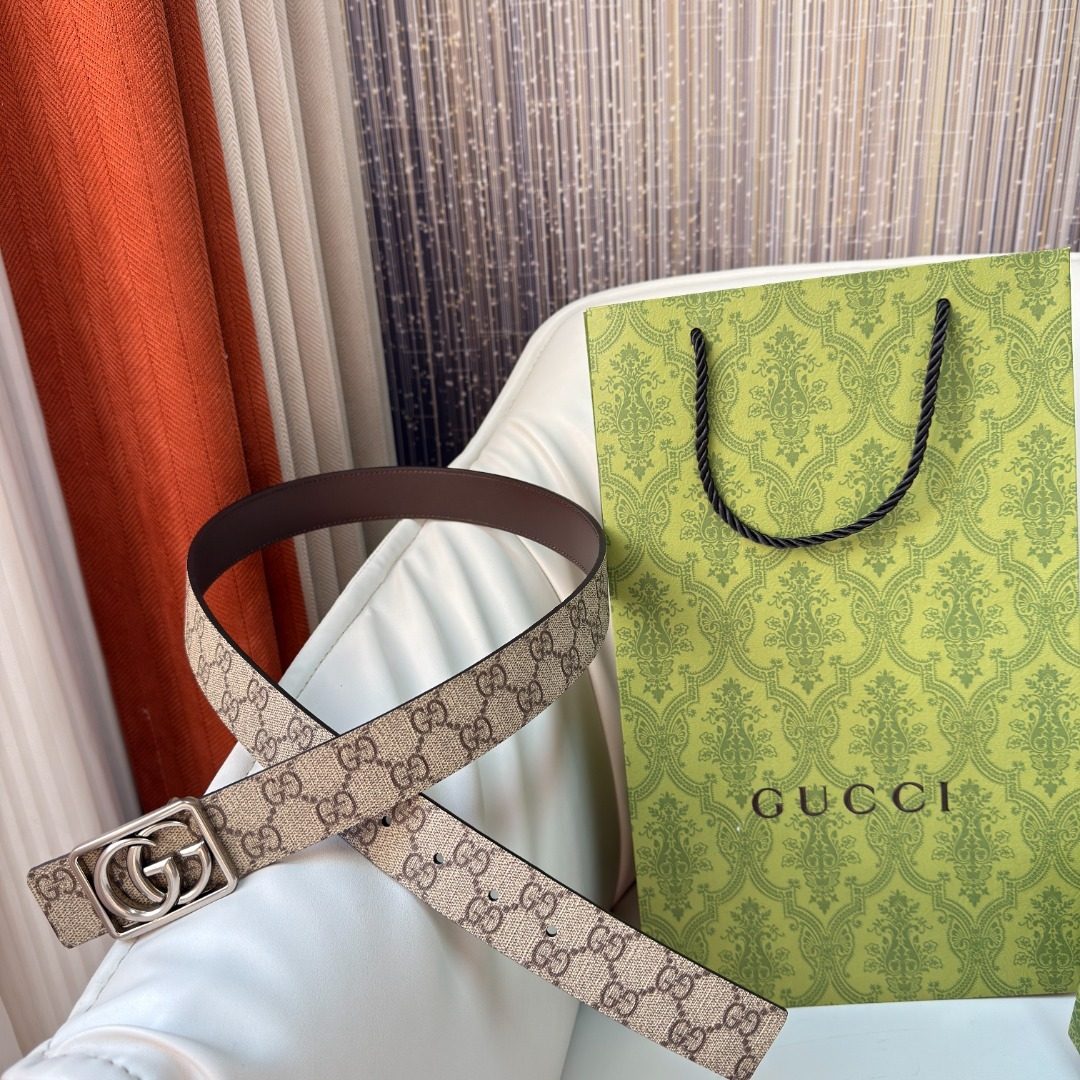 Gucci GG Marmont Leather Belt