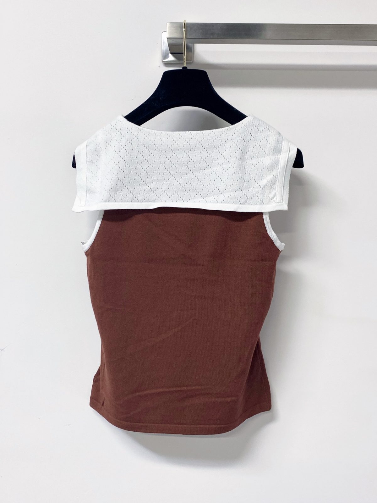 Miu Miu Colorblock Sleeveless Tank Top