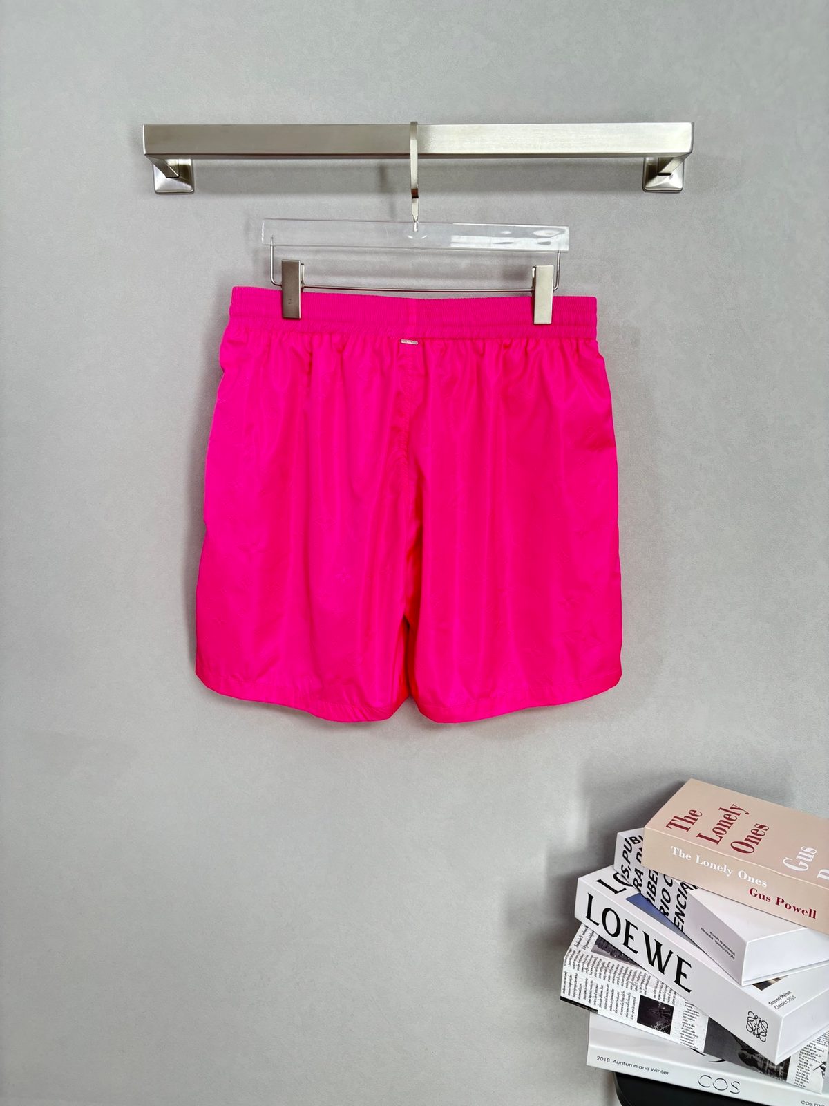 Loro Piana Nylon Shorts in Hot Pink