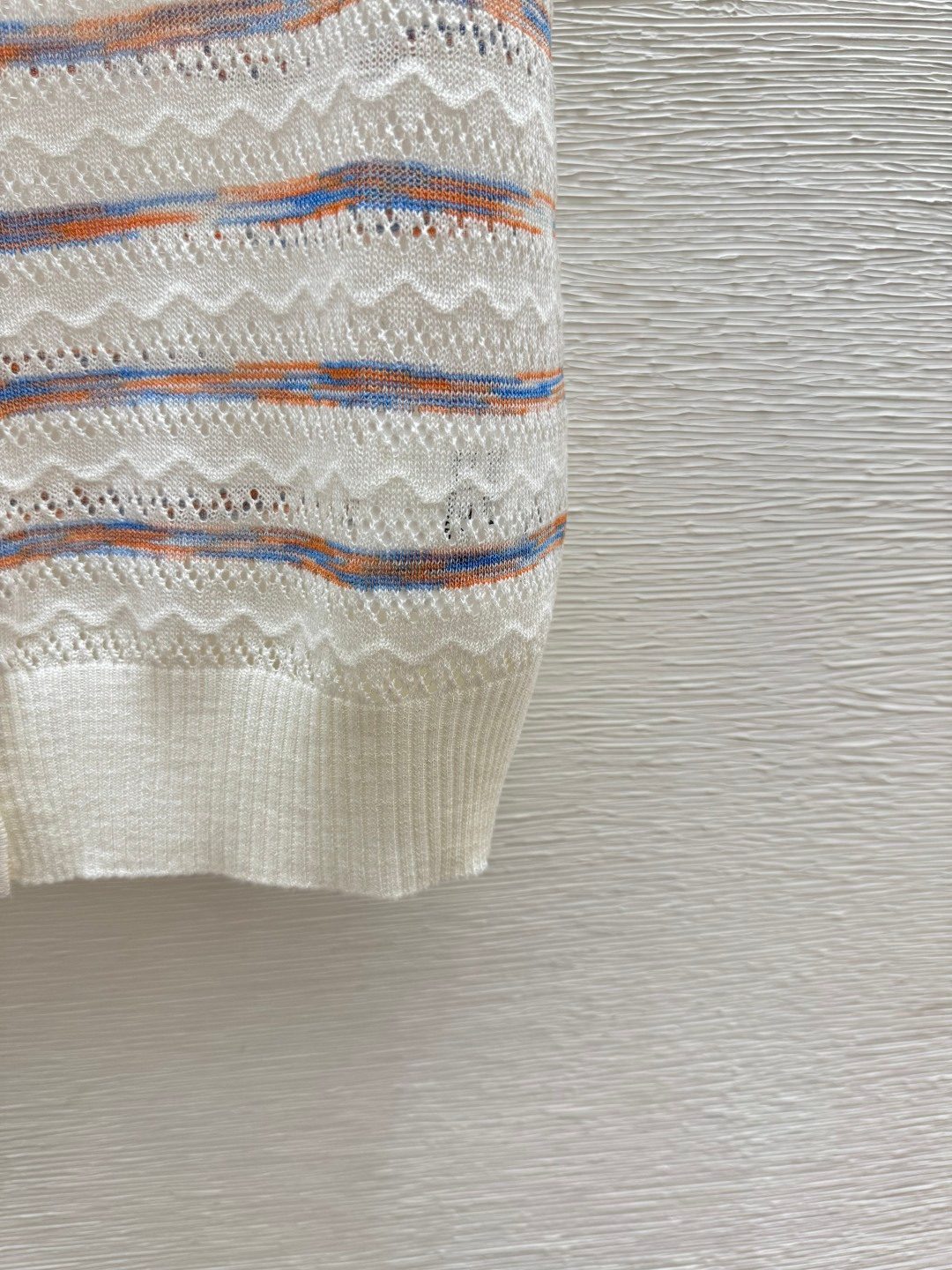 Miu Miu Striped Knit Cardigan Sweater
