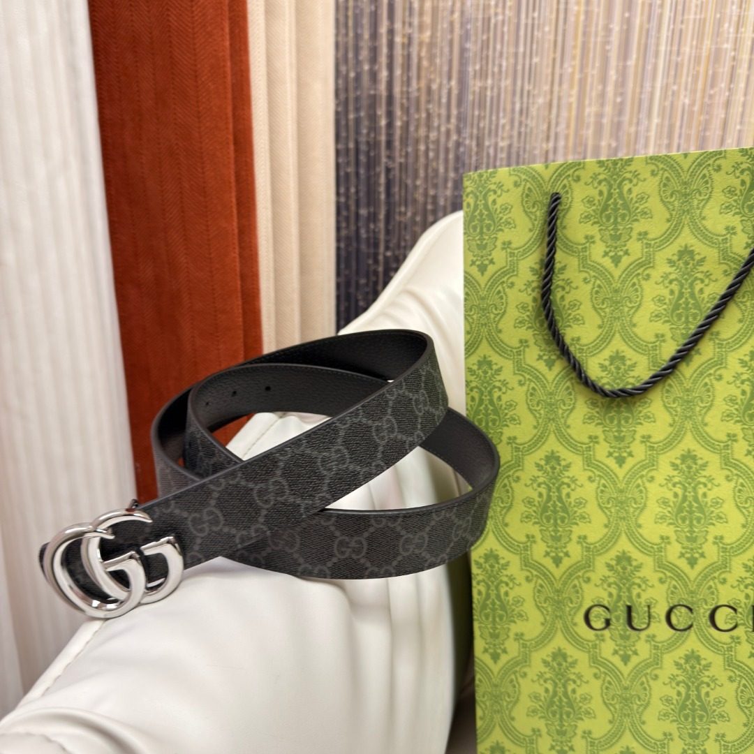 Gucci GG Marmont Leather Belt