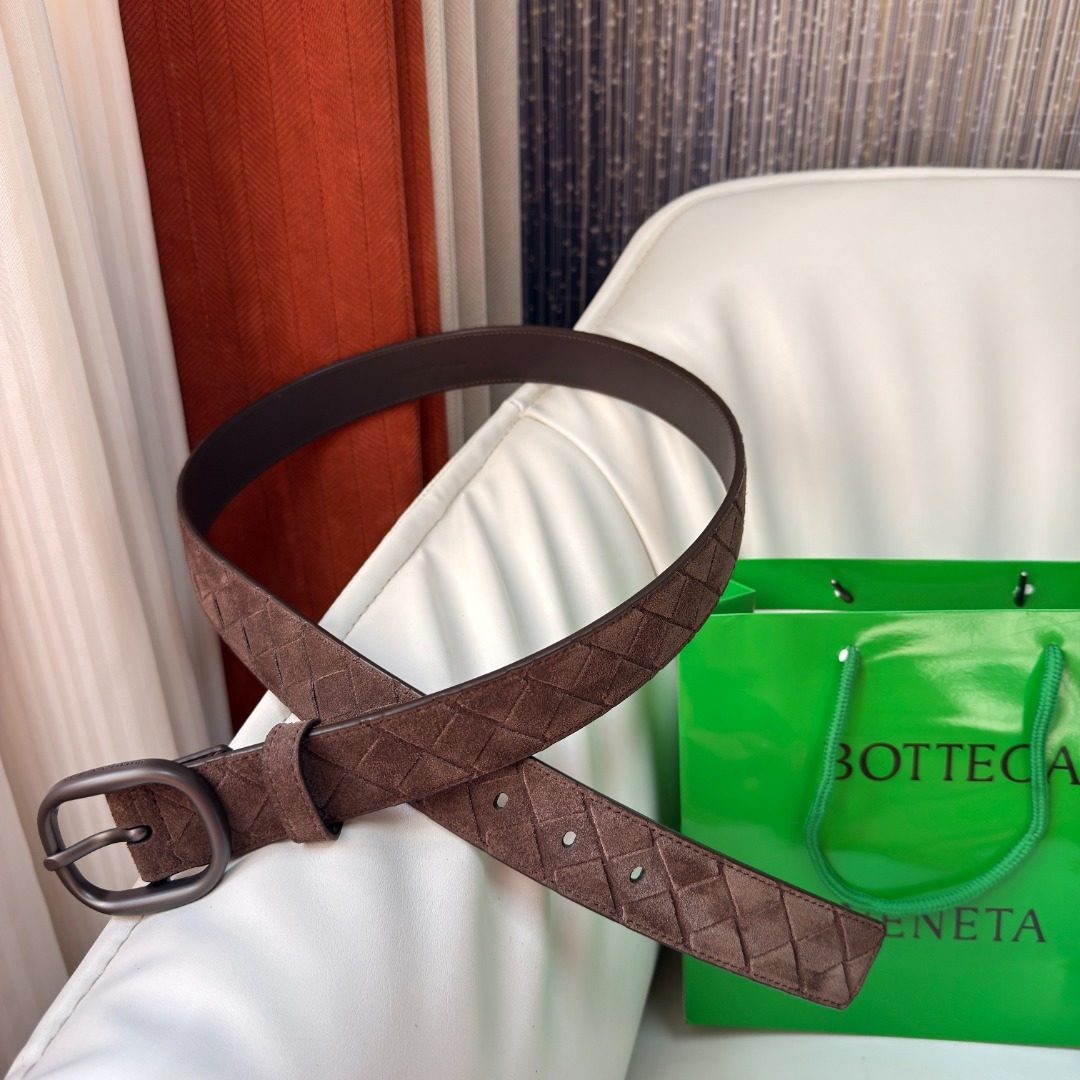 Bottega Veneta Intrecciato Leather Belt