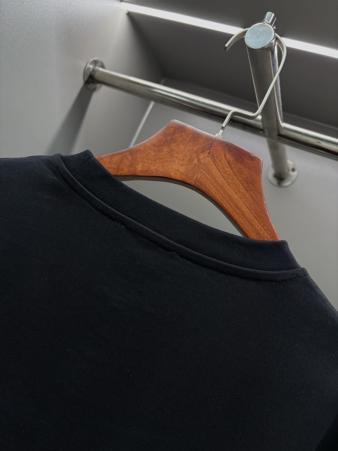 Burberry Black Crewneck T-Shirt