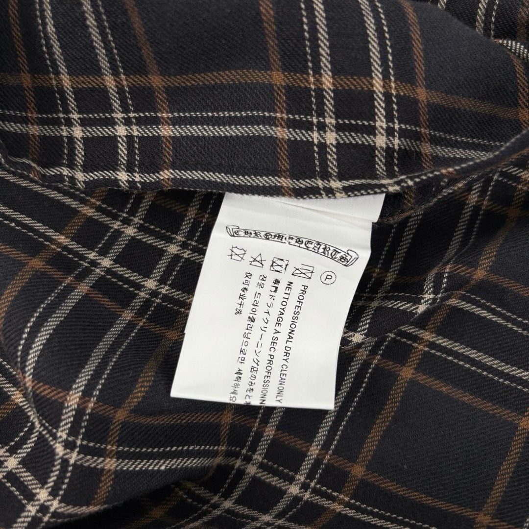 CH Plaid Short Sleeve Zip Shirt
