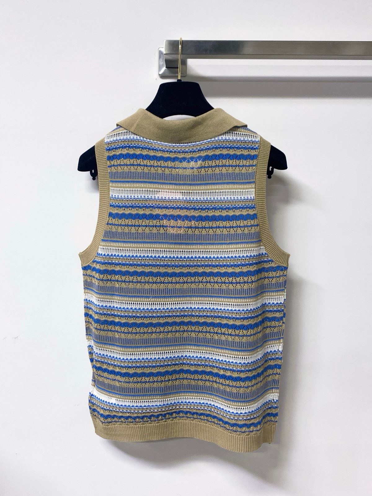 Miu Miu Striped Knit Vest