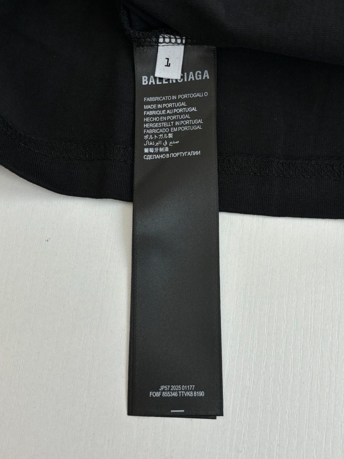 Balenciaga Black Logo T-Shirt