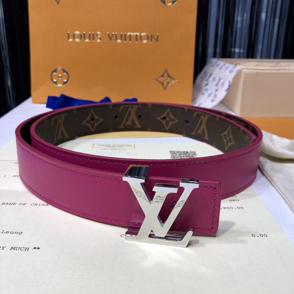 Louis Vuitton LV Initiales Reversible Leather Belt