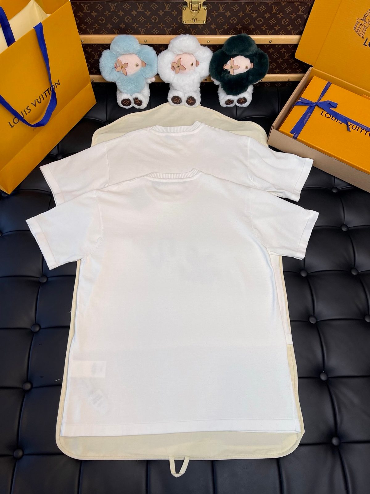 Louis Vuitton Snake Embroidered White T-Shirt