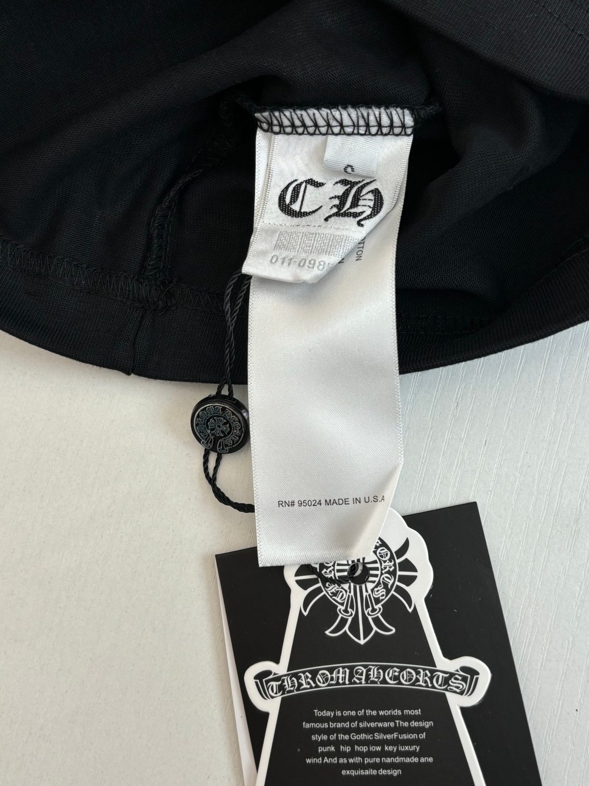 Chrome Hearts Graphic Print Black T-Shirt