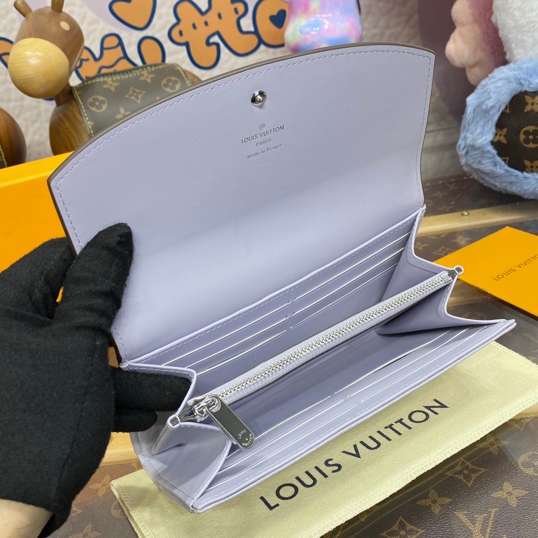 Louis Vuitton Leather Wallet Envelope