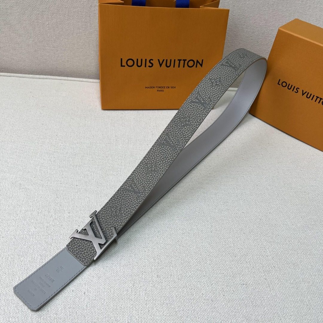 Louis Vuitton Damier Graphite LV Belt