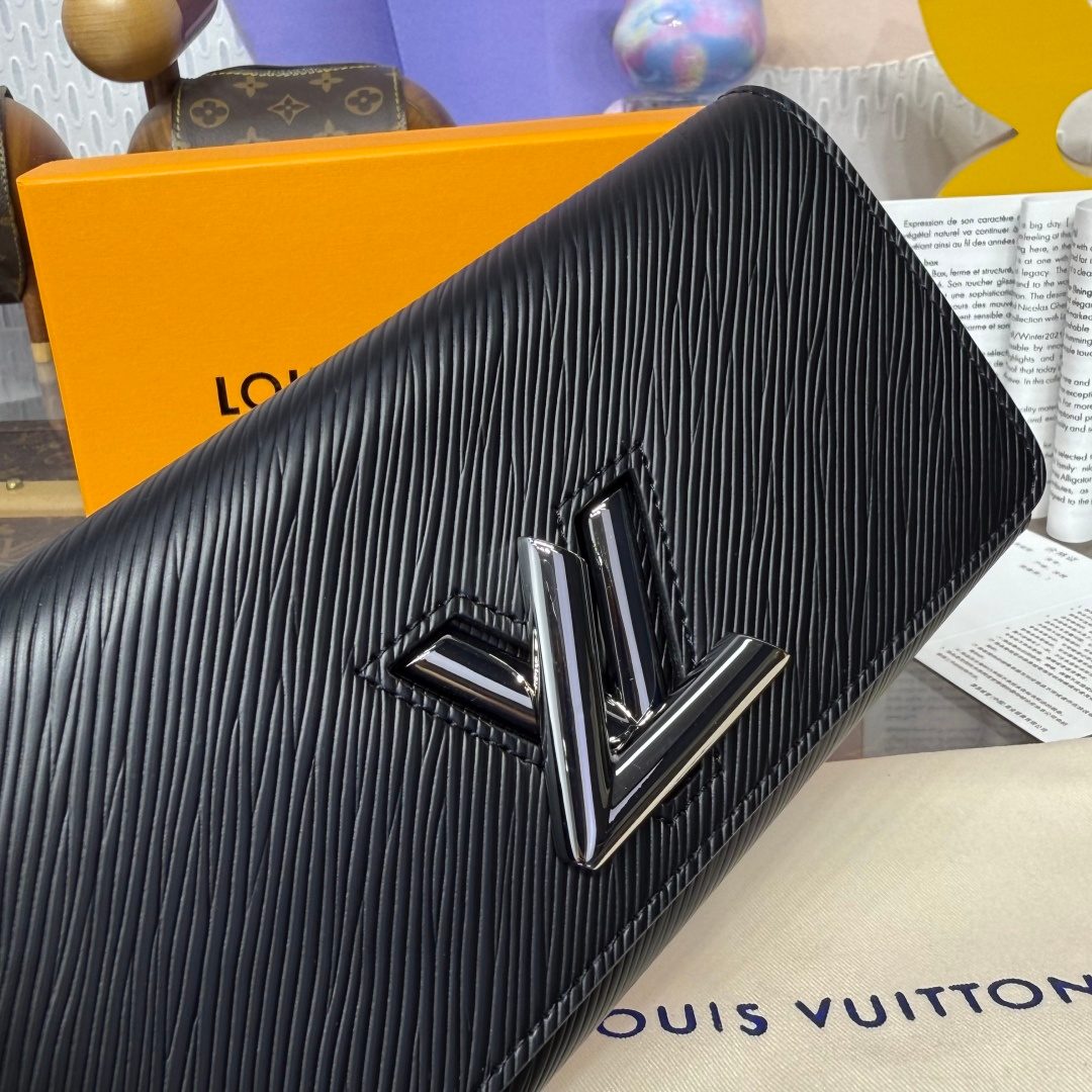 Louis Vuitton Twist Wallet Black Epi