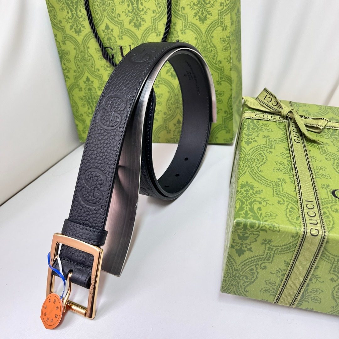 Gucci GG Marmont Leather Belt